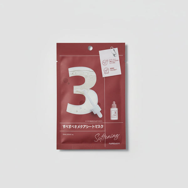 numbuzin No.3 すべすべキメケア シートマスク 1枚入り