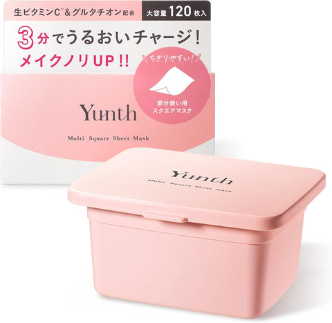 YUNTH ユンス マルチスクエアシートマスク BOX 120枚